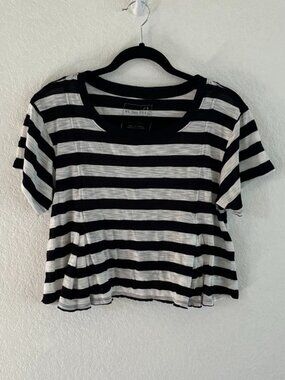 We The Free Stiped Crop Top